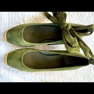 Tory Burch Suede Espadrilles